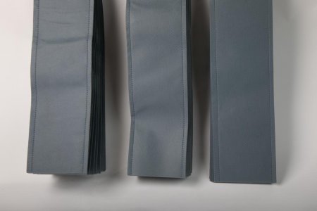 Hospital Concertina Curtains Grey (priced individually)